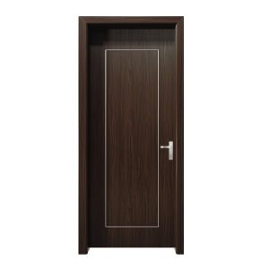 Cửa gỗ nhựa composite chỉ nhôm TLD 109