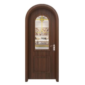 CỬA GỖ Nhựa COMPOSITE Ô KÍNH K03