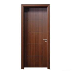 Cửa gỗ nhựa composite chỉ nhôm CN112