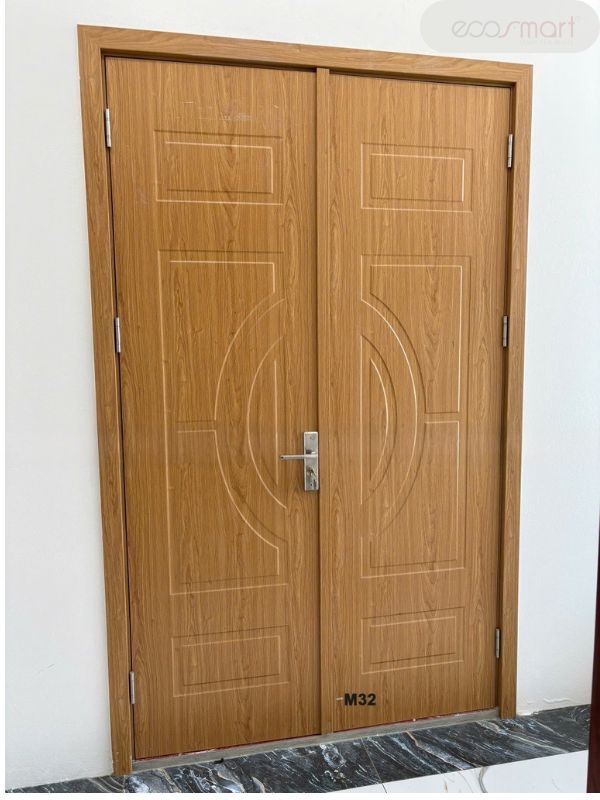 cửa gỗ nhựa composite 2 cánh