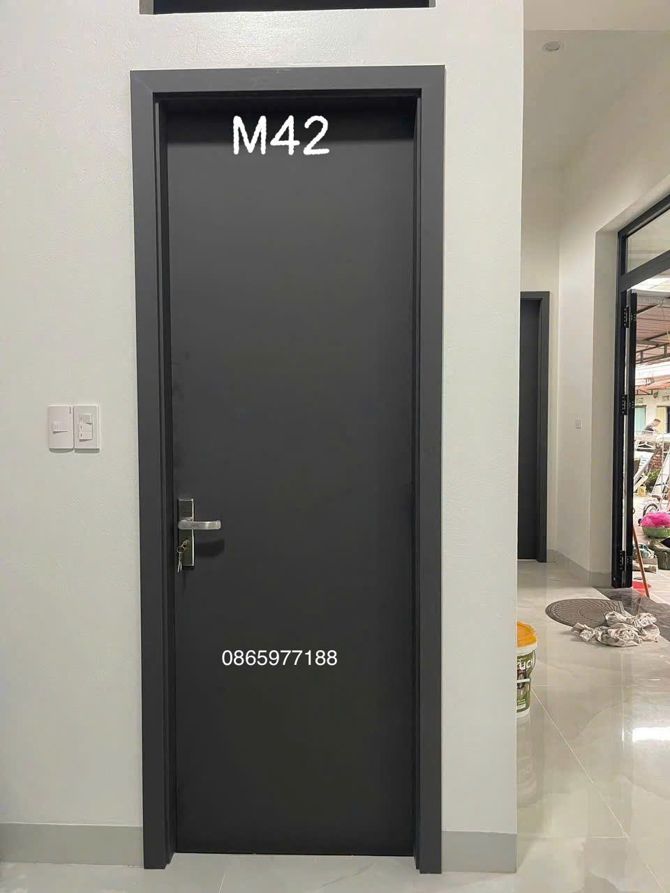 cửa nhựa composite cánh phẳng